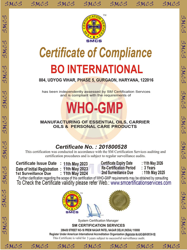 WHO-GMP certificate
