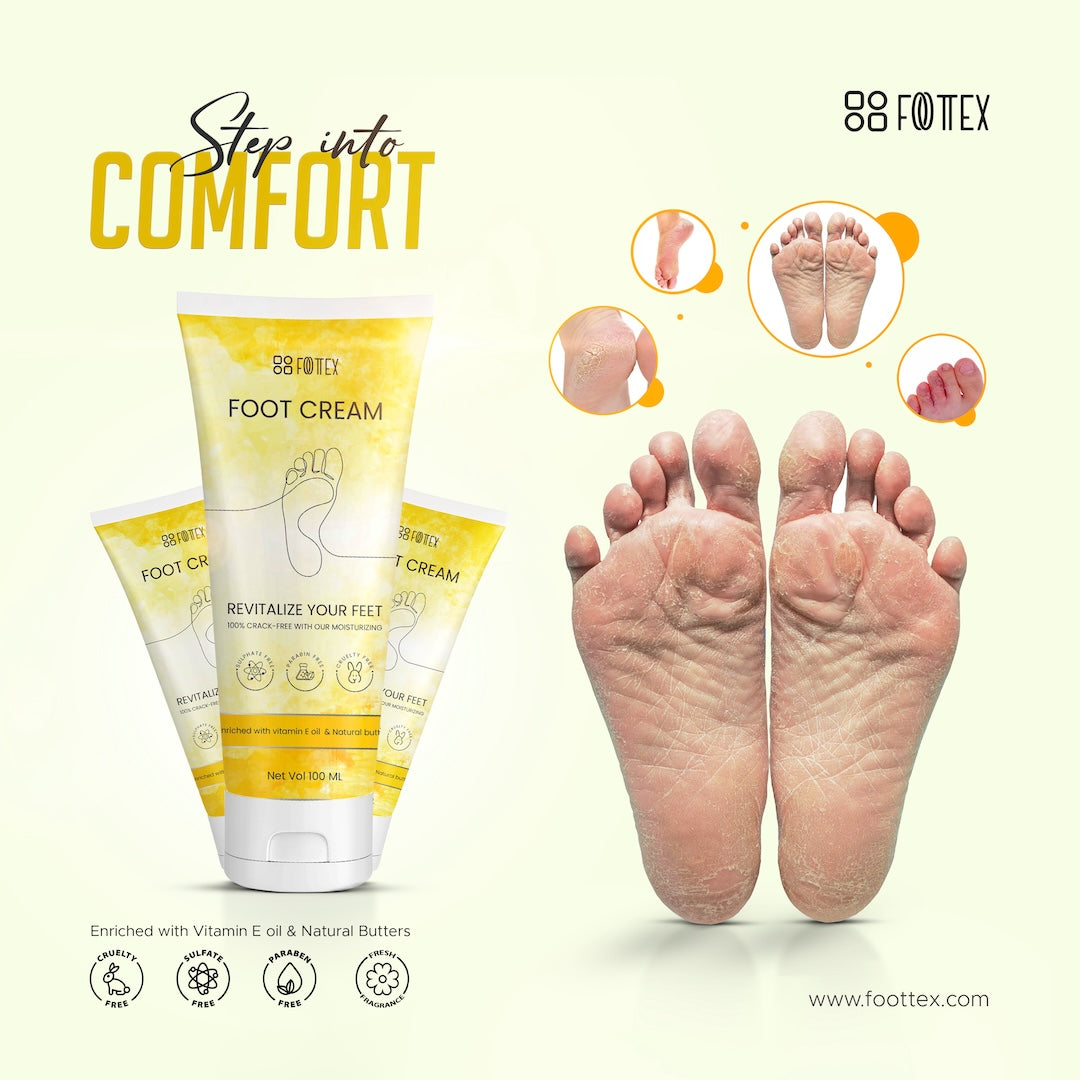 Foottex Foot Cream For Cracked Heels And Dry Skin