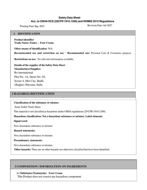 Safety data sheet