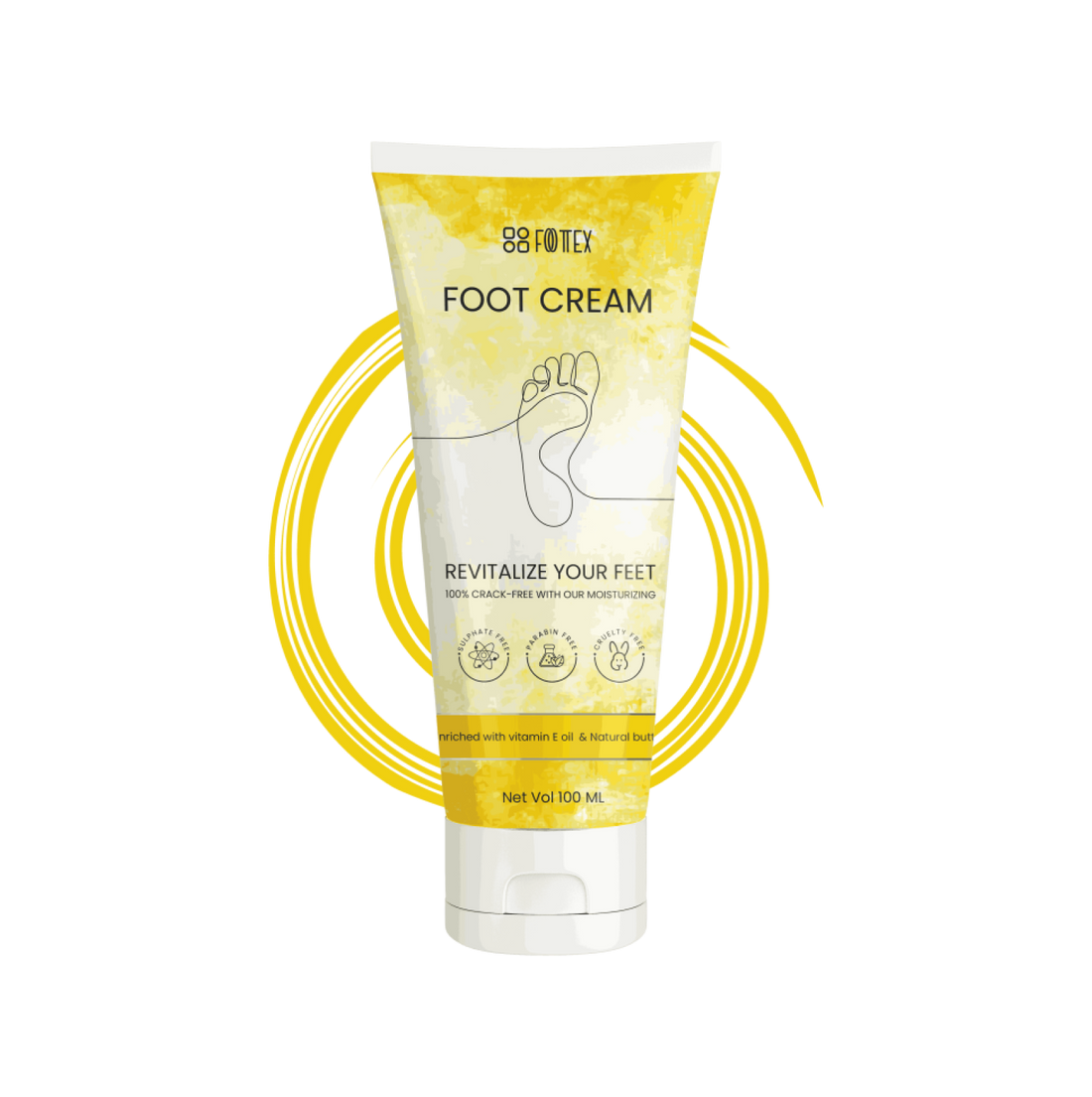 Foottex Foot Cream For Cracked Heels And Dry Skin